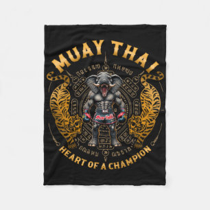 Herz eines Champions - Kickboxen und Muay Thai Ele Fleecedecke