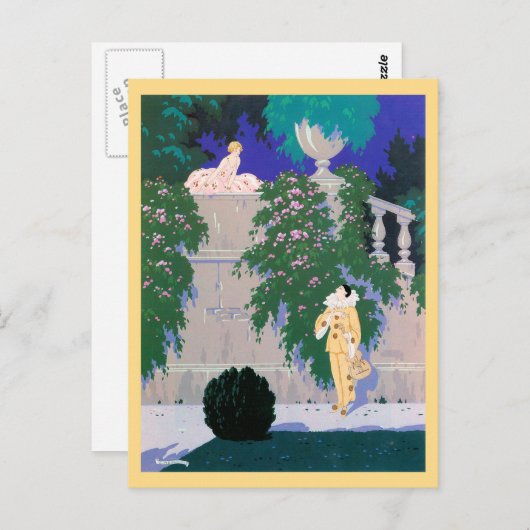 Herz eines Clowns Postkarte (Vorne/Hinten)