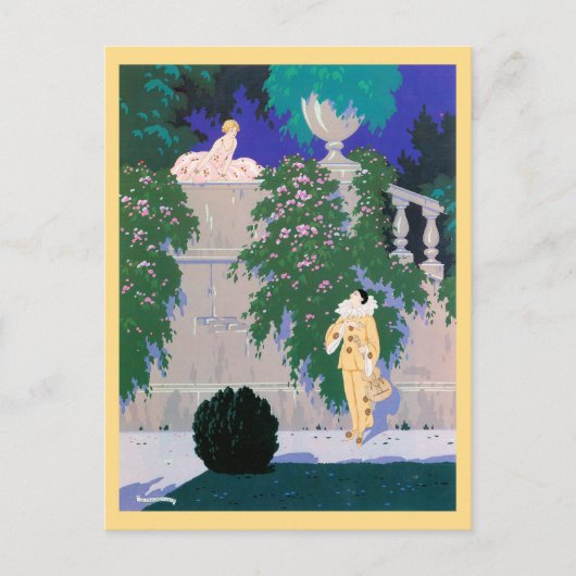 Herz eines Clowns Postkarte (Vorderseite)