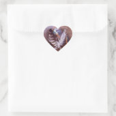 Herz eines Hawk Art Sticker (Tasche)