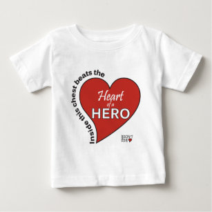 Herz eines Heldes Baby T-shirt