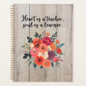 Herz eines Lehrers, Seele eines Lernenden Planer (Vorderseite)