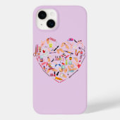 Herz eines Manikürs für Nageltechniker Case-Mate iPhone Hülle (Rückseite)