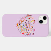 Herz eines Manikürs für Nageltechniker Case-Mate iPhone Hülle (Rückseite (Horizontal))