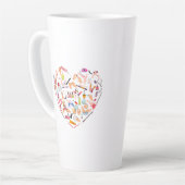 Herz eines Manikürs für Nageltechniker Milchtasse (Linke Ecke)