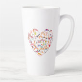 Herz eines Manikürs für Nageltechniker Milchtasse (Rechts)