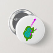 Herz eines Musikers Button (Vorne & Hinten)