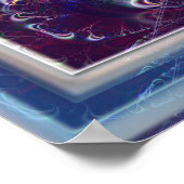 Herz eines psychedelischen Frenzy Var 2 Art Print Poster (Ecke)