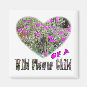 Herz eines Wildkind der Blume Magnet
