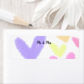 Herz einfache minimale Text Stil Hochzeit Mr & mrs (Insitu)