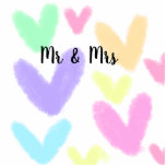 Herz einfache minimale Text Stil Hochzeit Mr & mrs Freistehende Fotoskulptur<br><div class="desc">Gestaltung</div>