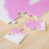 Herz einfache minimale Text Stil Hochzeit Mr & mrs Puzzle (Seite)