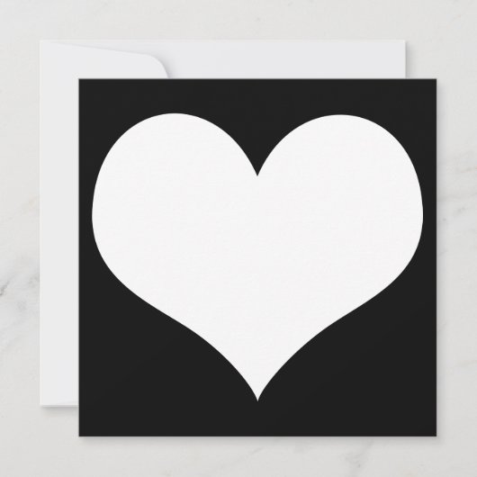 Herz Einladung (Vorderseite)