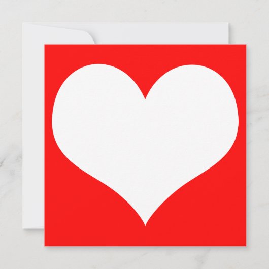 Herz Einladung (Vorderseite)