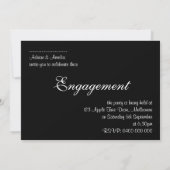 Herz-Einladung Einladung (Rückseite)