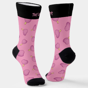 Herz-Eis-Am-Stiel-Muster-Socken Socken