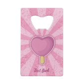 Herz-Eiscreme-Stick Geldbeutel Flaschenöffner (Rückseite)