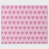 Herz-Eiscreme-Stick Geschenkpapier (Flach)