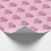 Herz-Eiscreme-Stick Geschenkpapier (Ecke)
