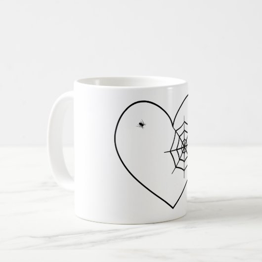 Herz - Emo - Tasse (Vorderseite Links)