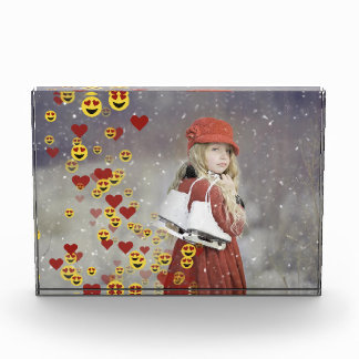 Herz-Emoji-Foto-Block Fotoblock