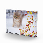 Herz-Emoji-Foto-Block Fotoblock (Rechts)