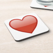 Herz - Emoji Untersetzer (Linke Seite)