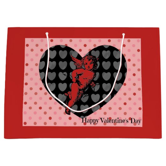 HERZ-ENGEL Geschenk-Tasche Große Geschenktüte (Vorderseite)