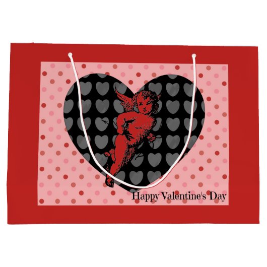 HERZ-ENGEL Geschenk-Tasche Große Geschenktüte (Rückseite)