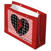 HERZ-ENGEL Geschenk-Tasche Große Geschenktüte (Vorderseite Schrägansicht)