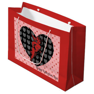 HERZ-ENGEL Geschenk-Tasche Große Geschenktüte