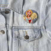Herz-Engel - himmlischer Knopf Button (Beispiel)