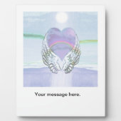 Herz, Engel Wings & Ocean Fotoplatte (Vorderseite)