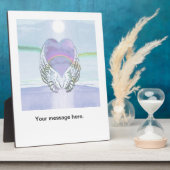 Herz, Engel Wings & Ocean Fotoplatte (Seite)