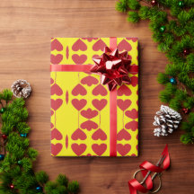 Herz Entwine Wrapping Paper Ventines