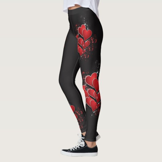 Herz-Entwurf Leggings (Links)