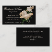 Herz-Entwurf mit Tauben-Visitenkarten Visitenkarte (Vorne/Hinten)