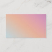 Herz-Entwurf Visitenkarte (Rückseite)