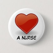 Herz-Entwürfe Button (Vorderseite)