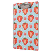 Herz-Erdbeeren mit Tupfen und Herzen Klemmbrett (Links)