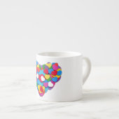 Herz Espressotasse (Vorderseite Rechts)