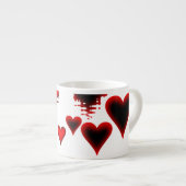 Herz Espressotasse (Vorderseite Rechts)