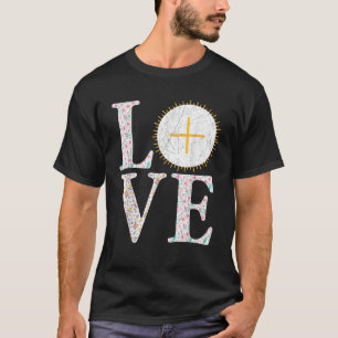 Herz Eucharistie Christlich Katholisch 1. Heilige T-Shirt