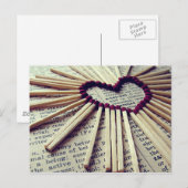 Herz Ewige Liebe Postkarte (Vorne/Hinten)