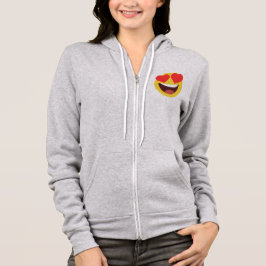 Herz Eyes Emoji Hoodie