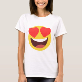 Herz Eyes Emoji T-Shirt