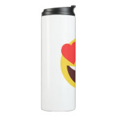 Herz Eyes Emoji Thermosbecher (Nach links gedreht)