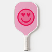 Herz Eyes Happy Face Pickleball Paddle (Vorderseite)