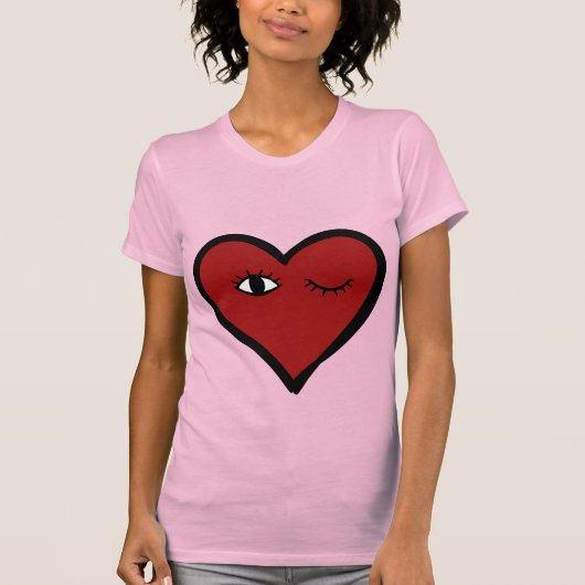 Herz Face Tshirt (Vorderseite)