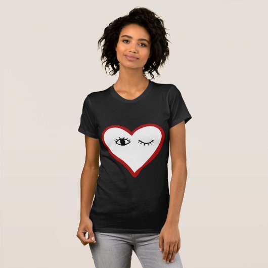 Herz Face Tshirt (Vorne ganz)